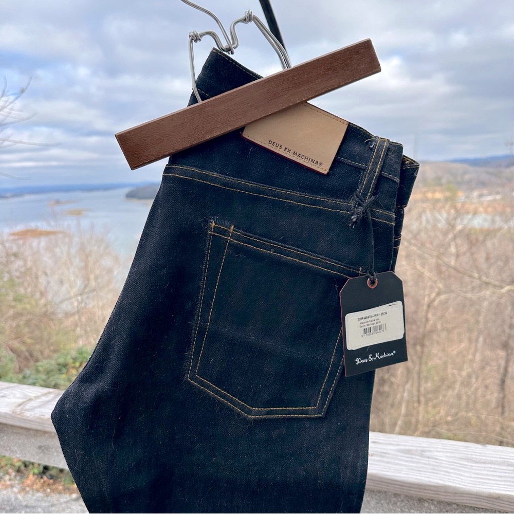 DEUS EX MACHINA Raw Denim Made In The USA size 29/34
